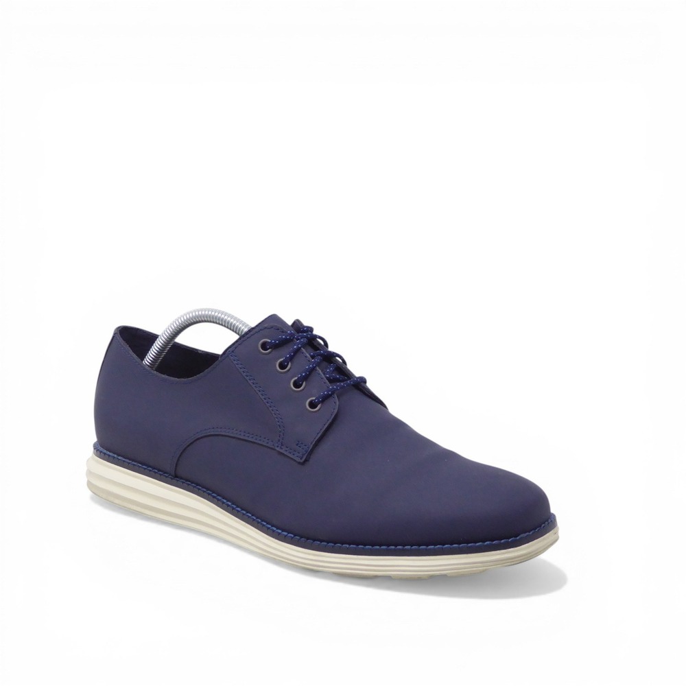 Cole Haan Mens Original Grand Plain Toe Oxford Blue Leather C27998 10M
